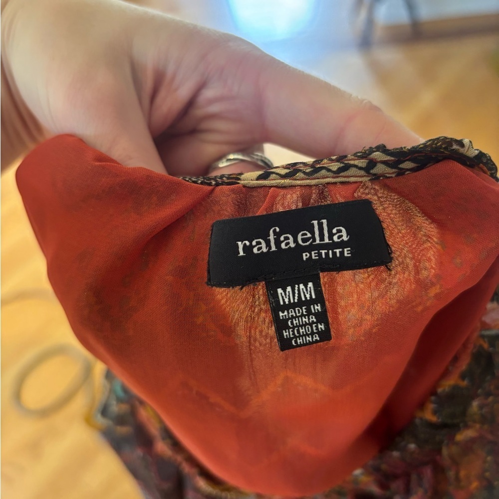 Rafaella Multicolor Chevron Blouse - Picture 2 of 3